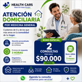 Consulta Médica Domiciliaria - Cartagena (2 consultas)